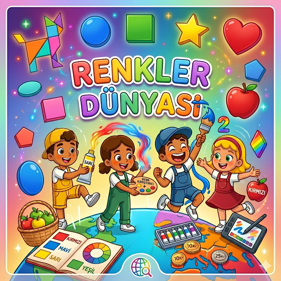 Özel eğitim öğrencileri için görsel hafıza ve renk öğretimi etkinlikleri