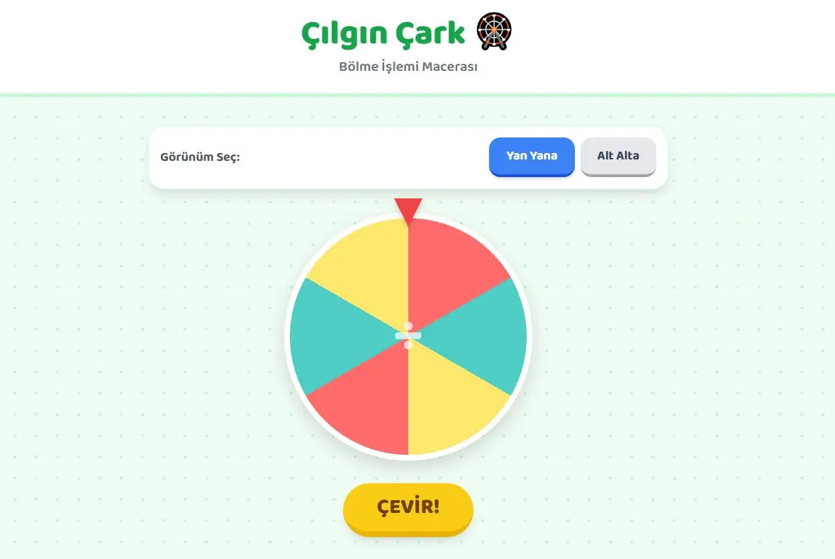 Çılgın Çark Bölme