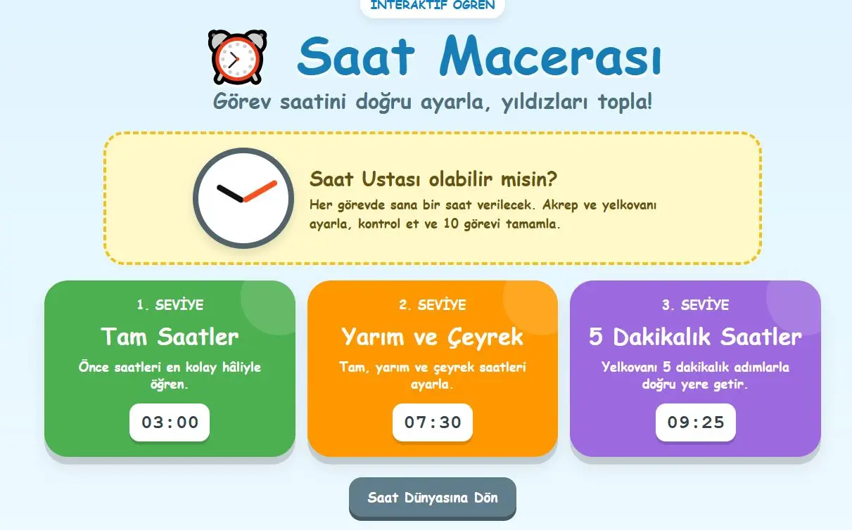 Saat Macerası